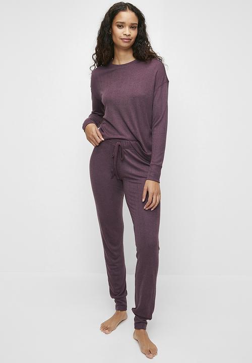Jockey - Luxury modal long pants - purple