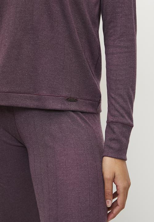 Jockey - Luxury modal long sleeve top - purple
