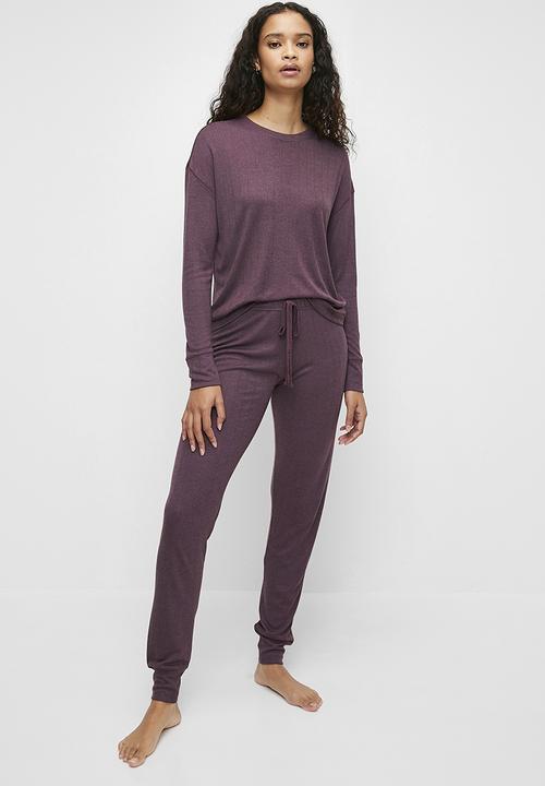 Jockey - Luxury modal long sleeve top - purple