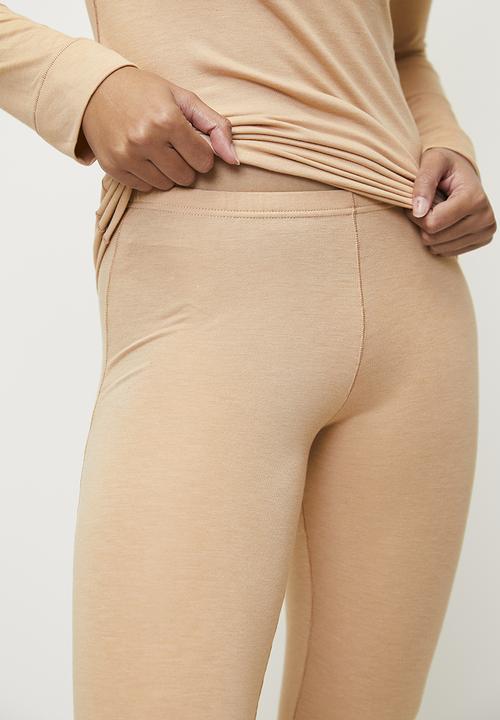 Jockey - Thermalux long pants - powder beige