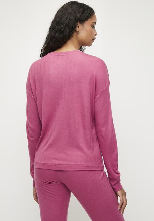Jockey - Luxury modal long sleeve top - pink