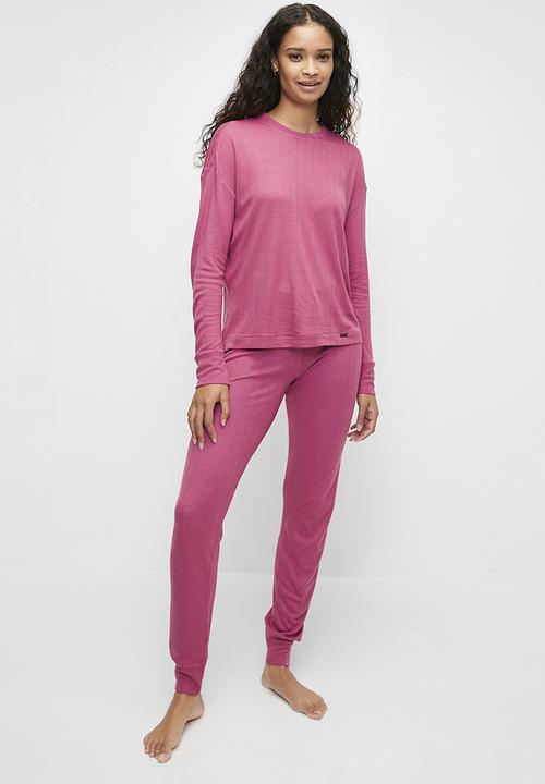 Jockey - Luxury modal long sleeve top - pink