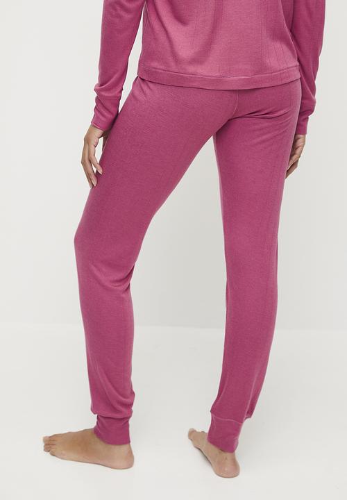 Jockey - Luxury modal long pants - pink