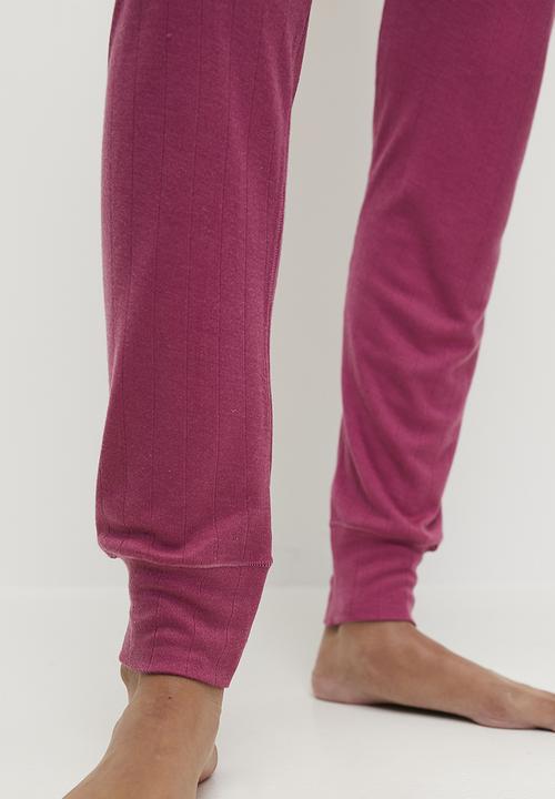 Jockey - Luxury modal long pants - pink