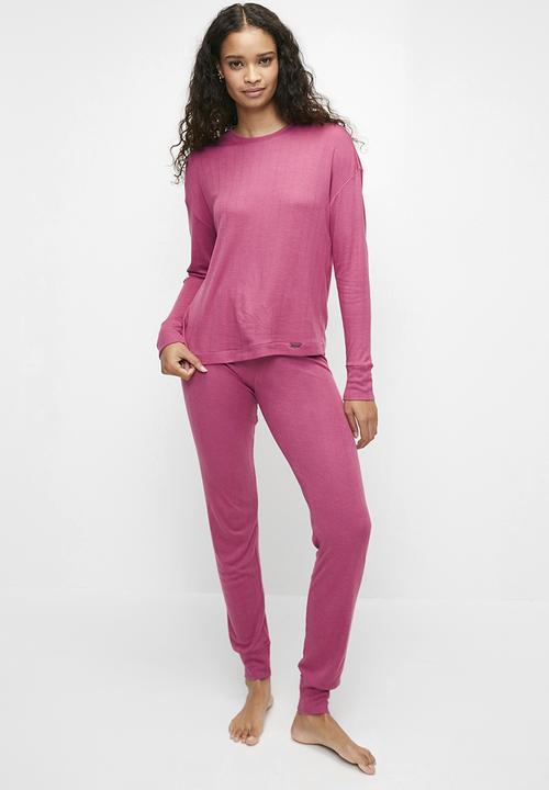 Jockey - Luxury modal long pants - pink