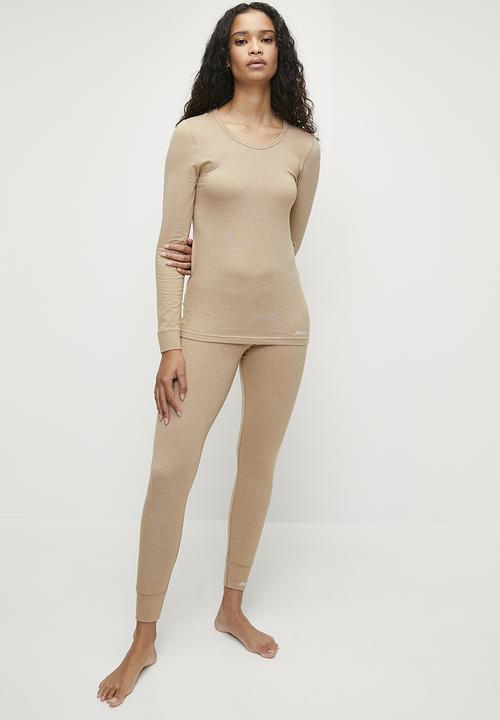 Jockey - Thermalux long sleeve top - cappuccino