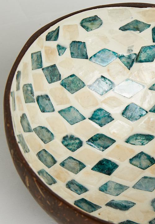 Sixth Floor - Small capiz bowl - multi 