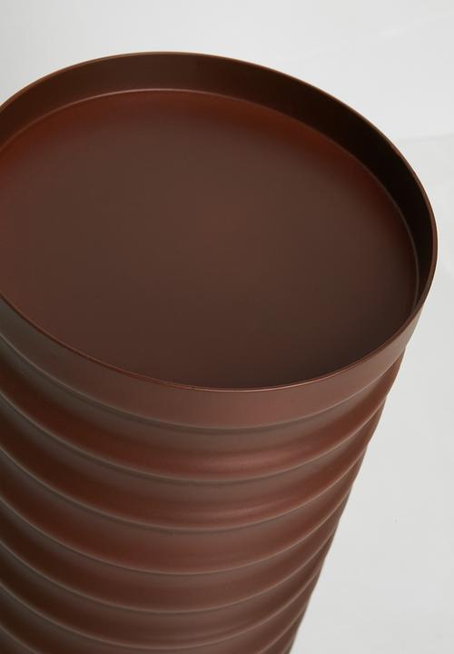 Sixth Floor - Pillar Candle Holder - brown