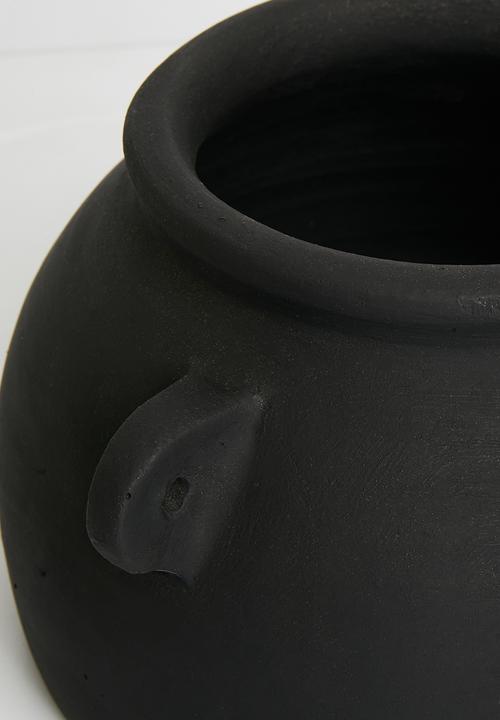 Sixth Floor - Terracotta Vase - Black