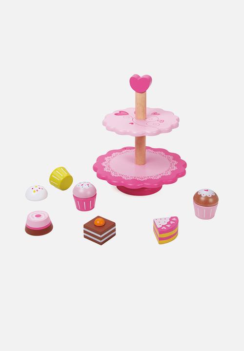 Greenbean Learning - Pretend & play - cupcake toy stand - 10pcs - multi
