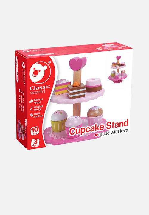 Greenbean Learning - Pretend & play - cupcake toy stand - 10pcs - multi