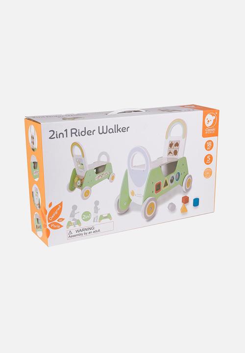 Greenbean Learning - 2-in-1 rider walker - multi