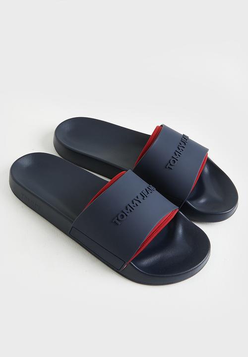 Tommy Hilfiger - Tjm pool slide seasonal - navy