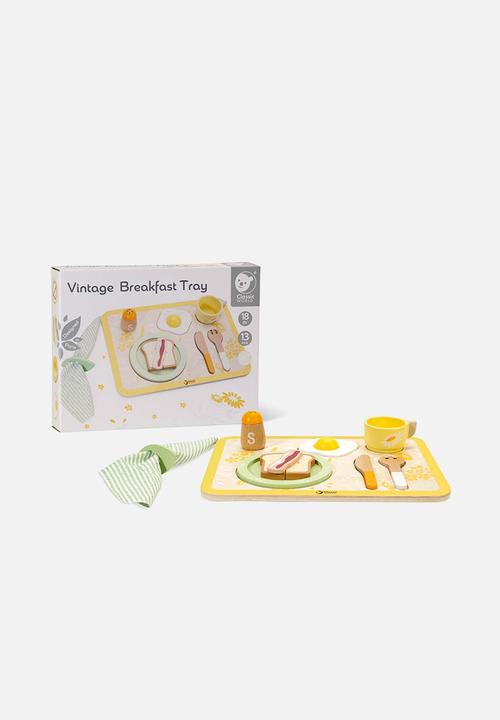 Greenbean Learning - Vintage breakfast tray - multi