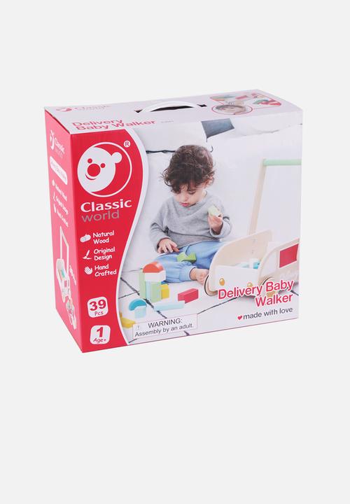 Greenbean Learning - Baby walker with building blocks - multi