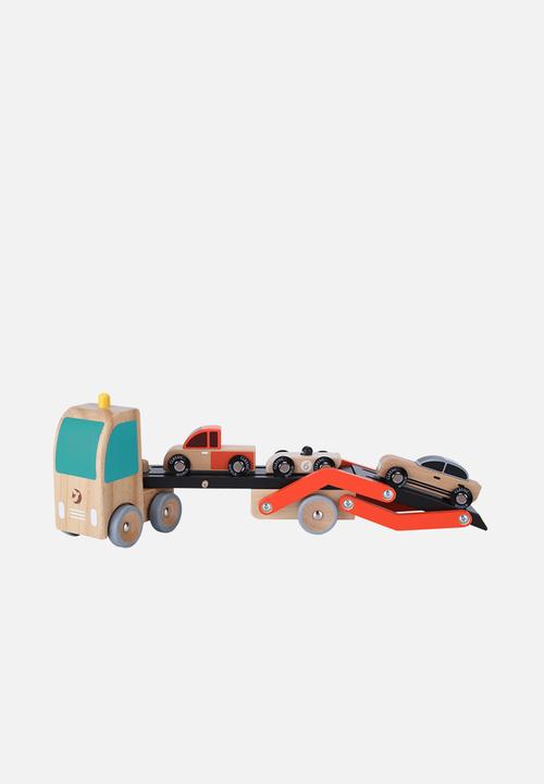 Greenbean Learning - Car transporter - 5pcs - multi