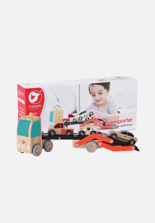 Greenbean Learning - Car transporter - 5pcs - multi