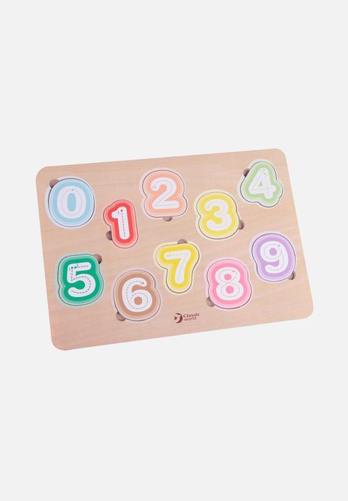 Greenbean Learning - Numbers puzzle - 10pcs - multi