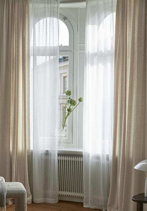 H&M - 2-Pack airy multiway curtains - white
