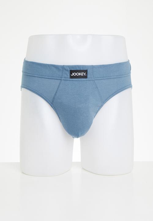 Jockey - 3 pack plain fashion brief - midnight navy/fresh coast/obsidian