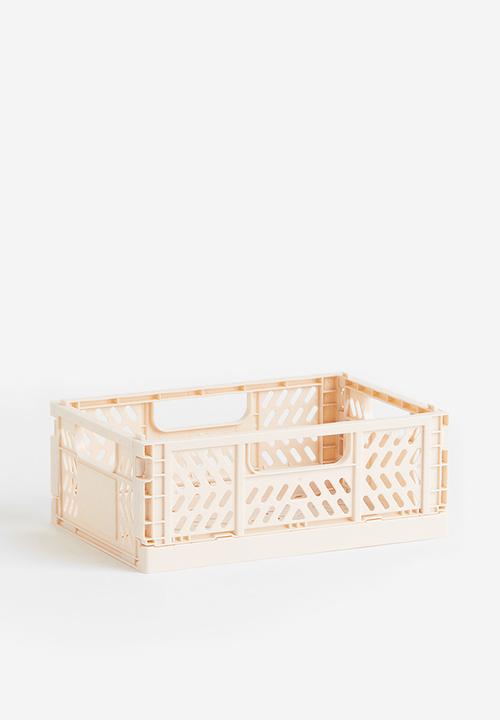 Foldable storage crate - pink
