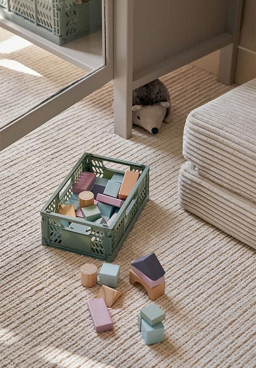 H&M - Foldable storage crate - green
