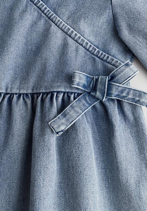 H&M - Denim-look dress - blue
