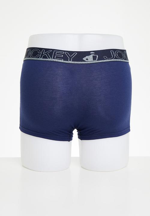 Jockey - 2 pack exclusive pouch trunk - fresh coast/ocean cavern
