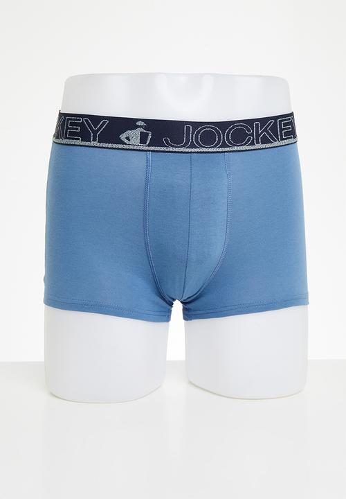 Jockey - 2 pack exclusive pouch trunk - fresh coast/ocean cavern