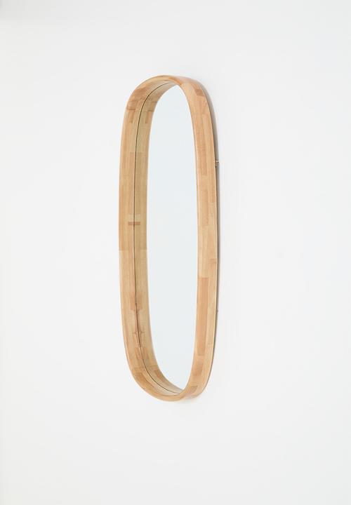 Sixth Floor - Wooden Mirror - Natural 50x100cm