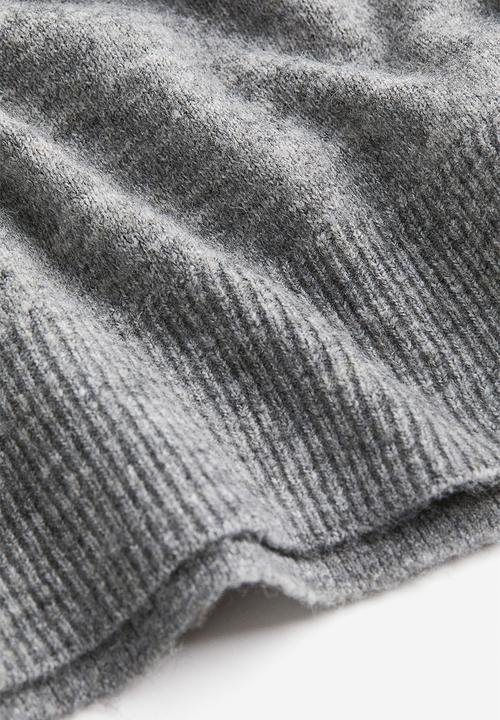 H&M - Fine-knit jumper - grey marl