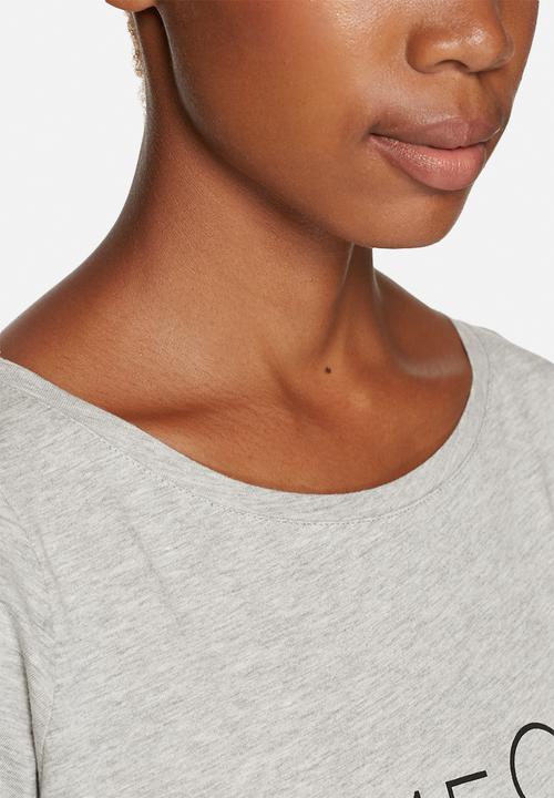 Jacqueline de Yong - Katie Cropped Print Tee