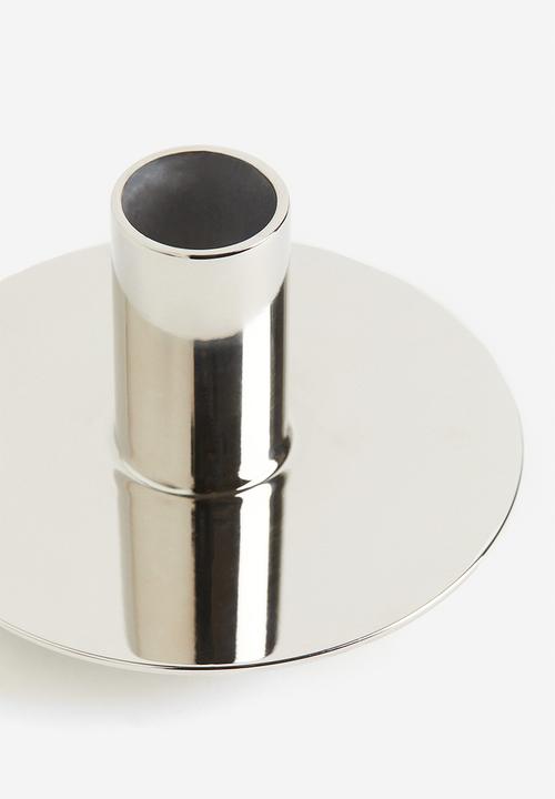 H&M - Metal candlestick - silver