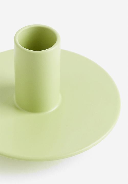 H&M - Metal candlestick - green