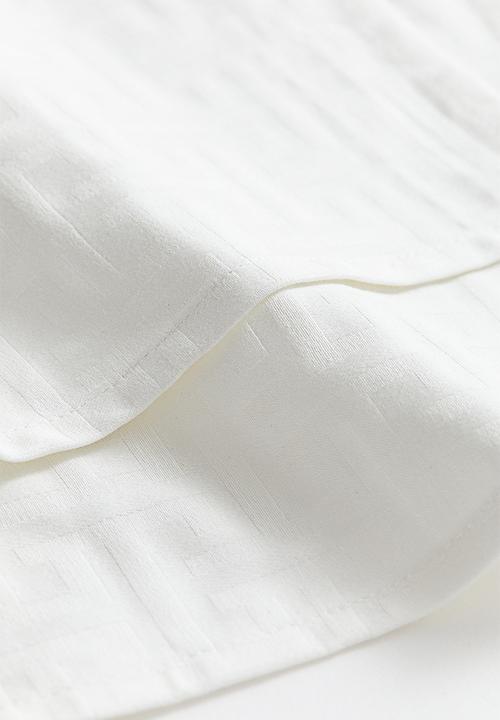 H&M - 2-pack jacquard-weave napkins - white