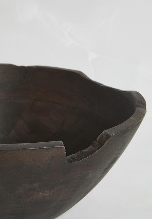 Sixth Floor - Organic Ash Wooden Bowl - brown