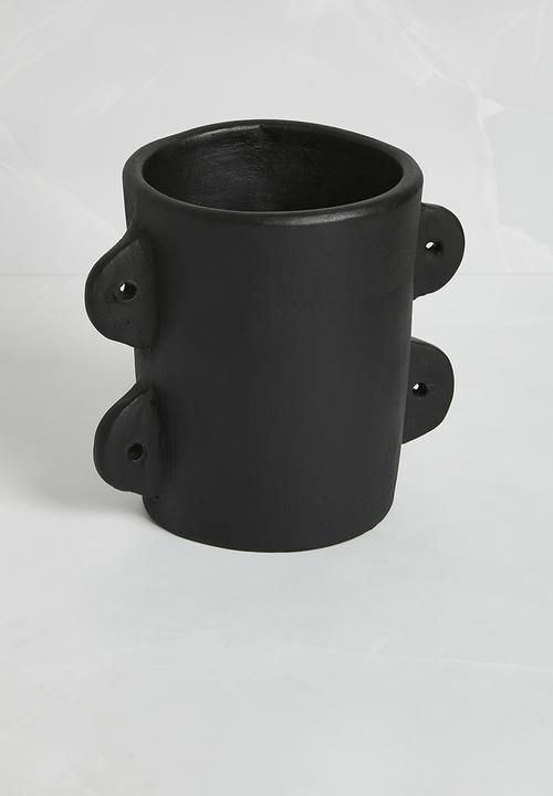 Sixth Floor - Terracotta Utensil Holder - black