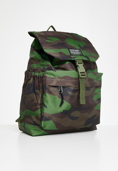 Superdry. - Vintage Toploader Backpack - Adrian Camo