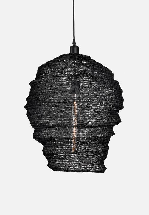 Hertex Haus - Lampara Mesh Pendant - Black