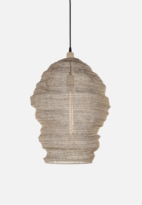 Hertex Haus - Lampara Mesh Pendant - Sand