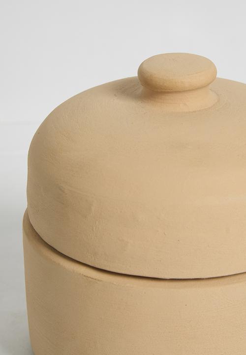 Sixth Floor - Terracotta Jar With Lid Small