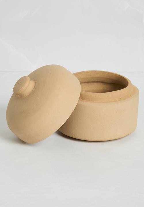 Sixth Floor - Terracotta Jar With Lid Small