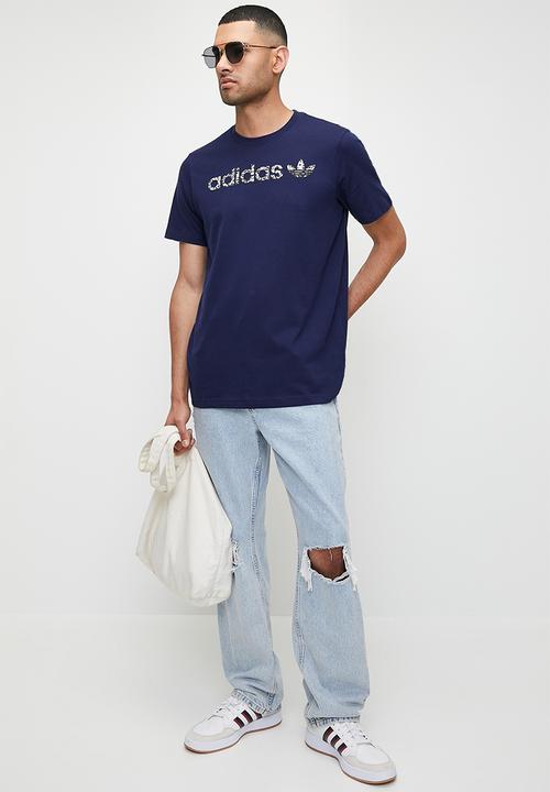 adidas Originals - Predator linear tee m - dark blue