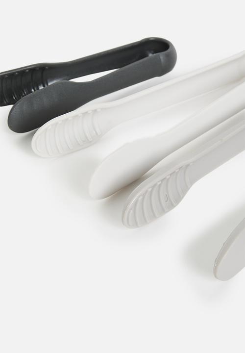 Kitchen Inspire - Kitchen Inspire 3pce Tong Set - grey