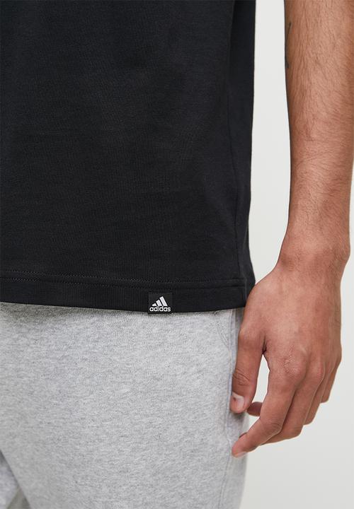 adidas Performance - Doodle tee - black