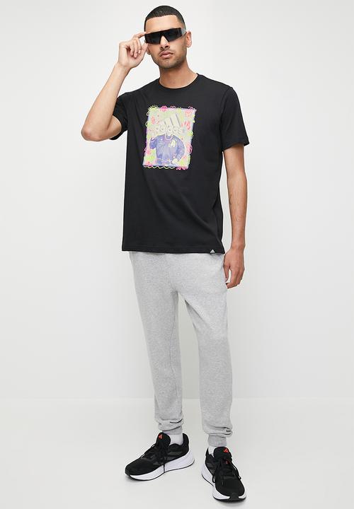adidas Performance - Doodle tee - black