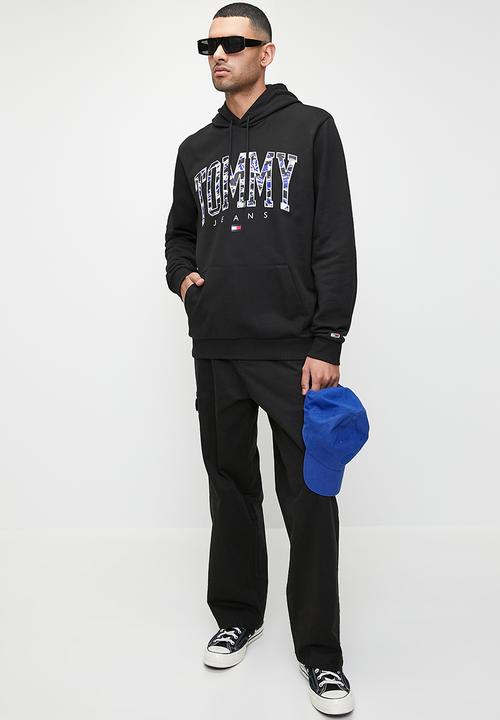Tommy Hilfiger - Tjm reg camo new vrsty hoodie - Black
