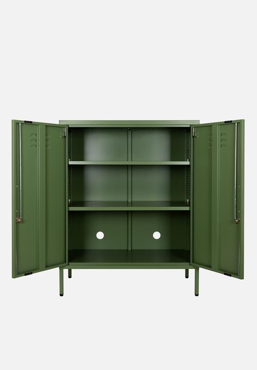 Popstrukt - Nougat Storage Cabinet - Reed Green