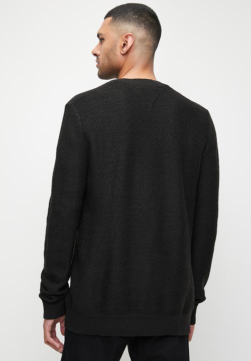 Tommy Hilfiger - Tjm reg structured sweater - Black