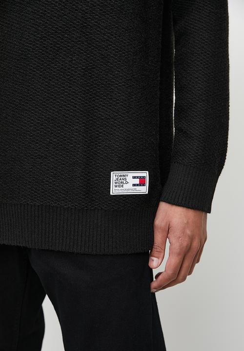 Tommy Hilfiger - Tjm reg structured sweater - Black